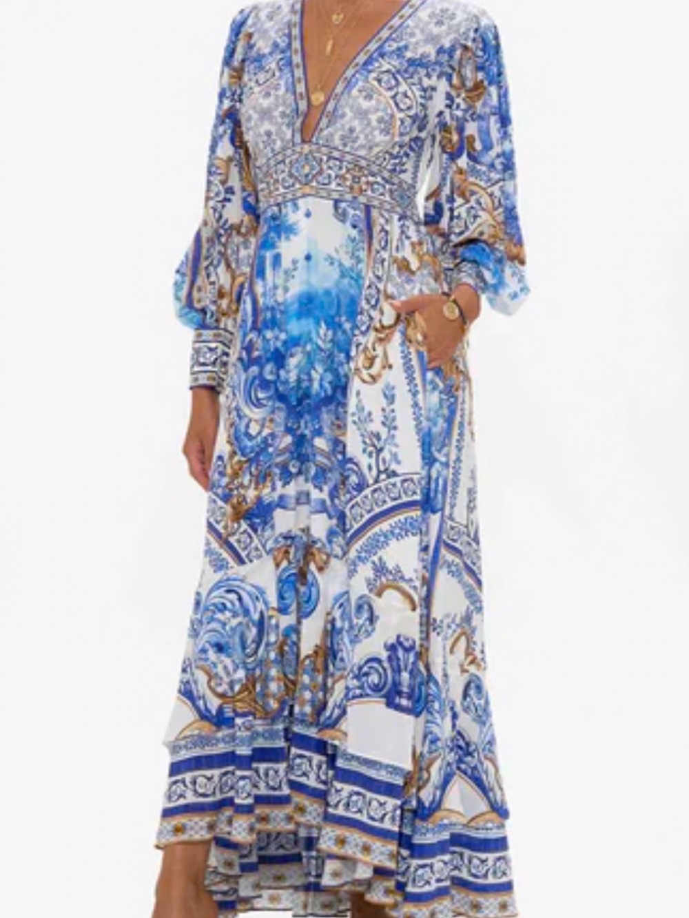 Azul Adventures Long Button Front Dress - Picture 2 of 2